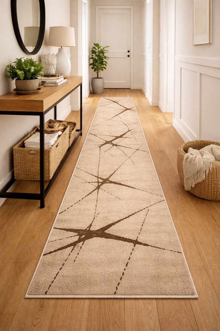 Rootline Mocha PGI Runner Rug 2.6x8 ft - Image 5