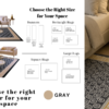 Meander Navy Gray PGI Rug 4x6 ft - Image 11