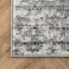 Smoky 9x12 (ft) Loomed Polypropylene Gray Abstract Area rug - Image 4