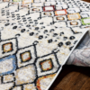 Arcadia Cream Diamond Area Rug - 4x6 (ft) - Image 2