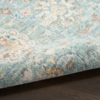 Nourison 9x12 (ft) Persian‑Inspired Blue Washable Rug - Image 6