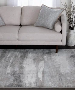Alternative view of Camden Canbera Neutral Abstract Area Rug - 8x10