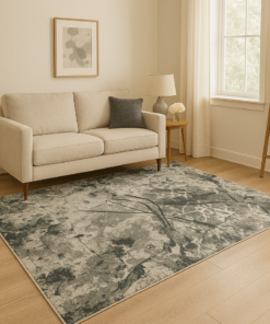 Alternative view of Abruzzo 23100 Tallow Area Rug - 5.3x7.6 (ft)