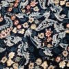 Midnight Floral Round Rug - 3.2x3.2 (ft) - Image 3