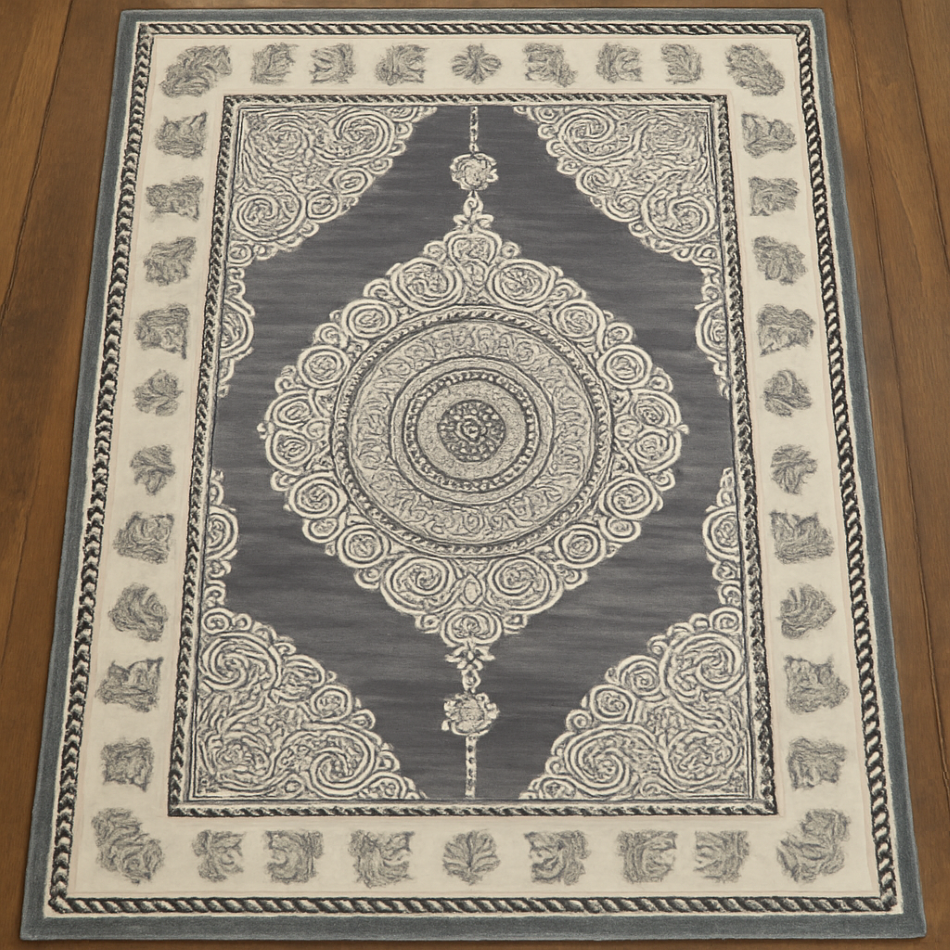 Sultan Anthracite PGI Rug 5.2x7.5 ft - Image 2