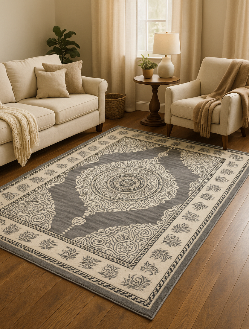 Sultan Anthracite PGI Rug 5.2x7.5 ft - Image 3