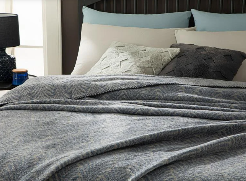 Areka Cotton Double Blanket - 78 X 86.60 in - Image 2