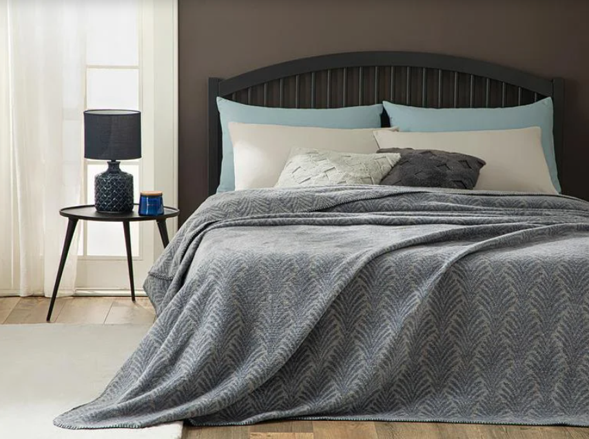 Areka Cotton Double Blanket - 78 X 86.60 in