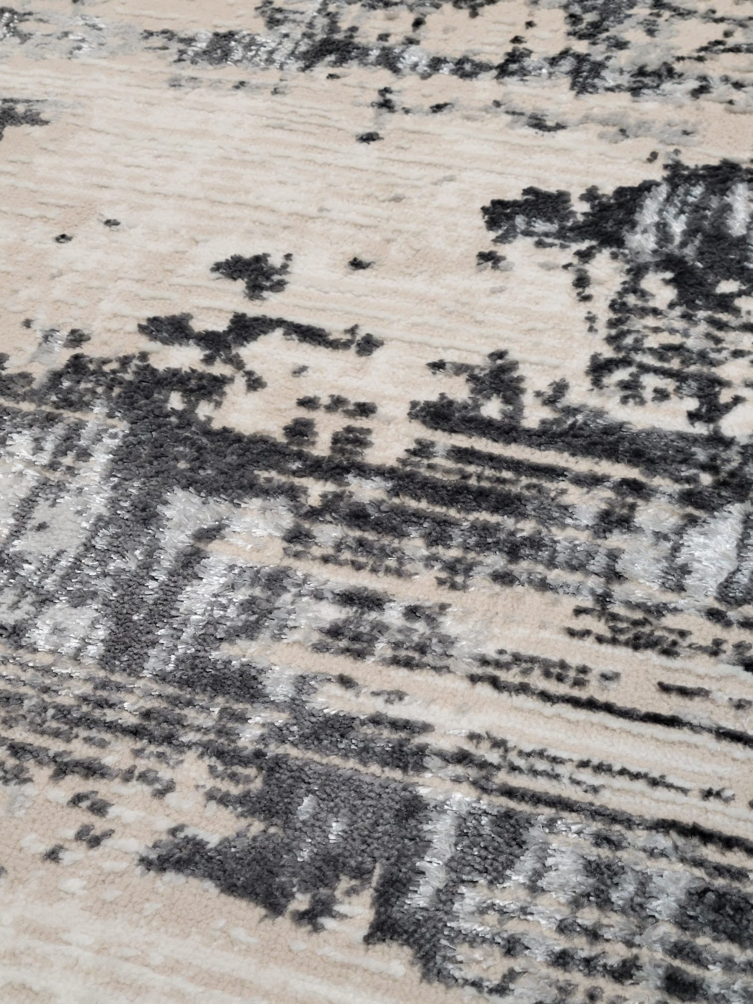 Urban Concrete Round Rug - 3.2x3.2 (ft) - Image 3