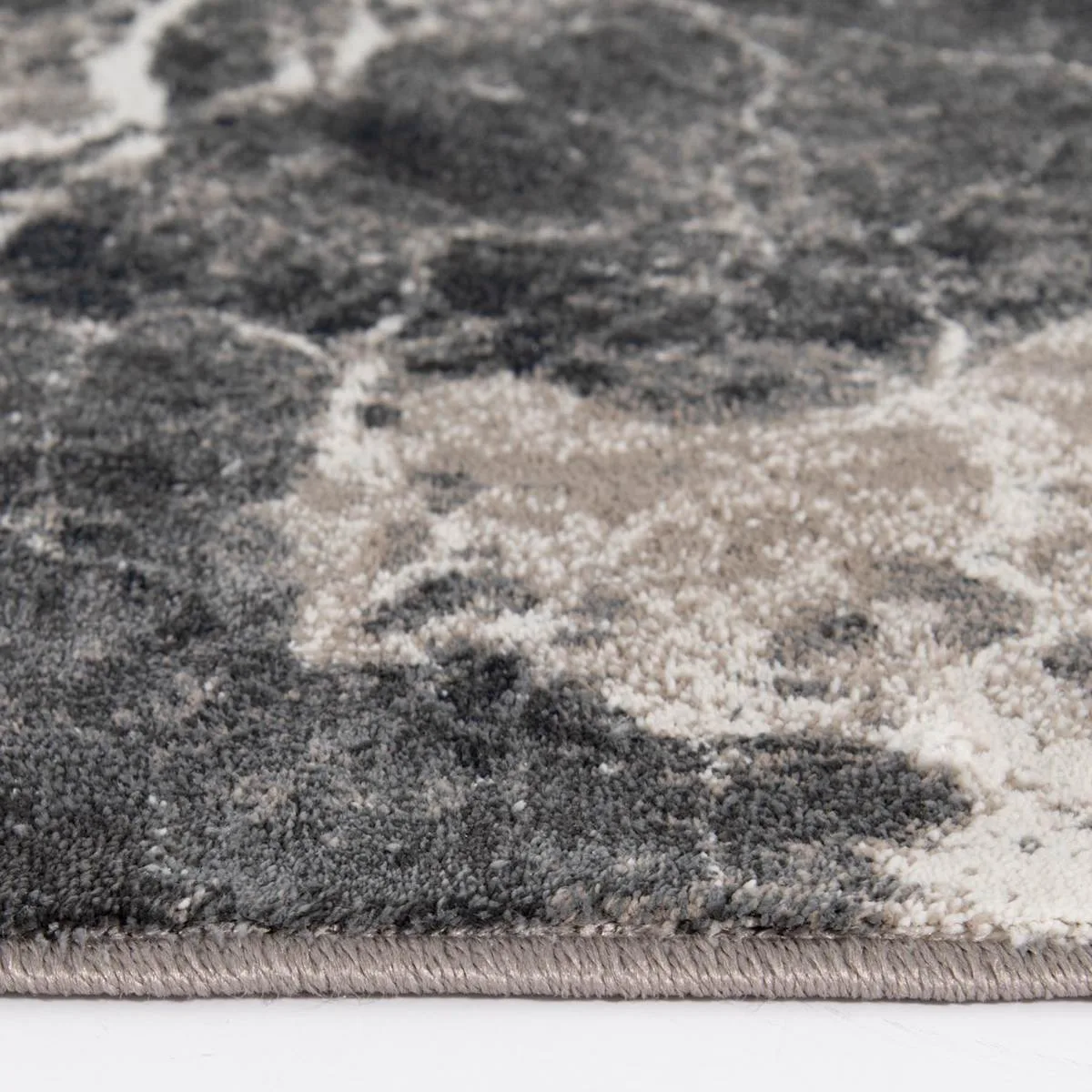 Adore Alaya Black/White Marbled Area Rug - 8x10 - Image 5