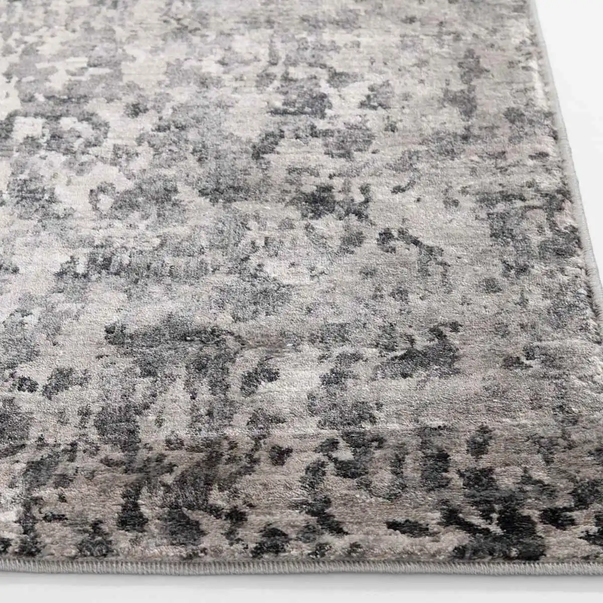 Crosby St. Adore Black/Grey Abstract Area Rug - 5x7 - Image 3