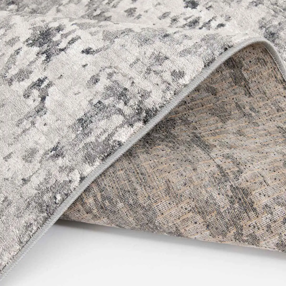 Crosby St. Adore Black/Grey Abstract Area Rug - 5x7 - Image 7