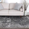 Crosby St. Adore Black/Grey Abstract Area Rug - 5x7 - Image 8