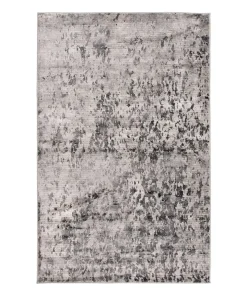 Crosby St. Adore Black/Grey Abstract Area Rug - 5x7
