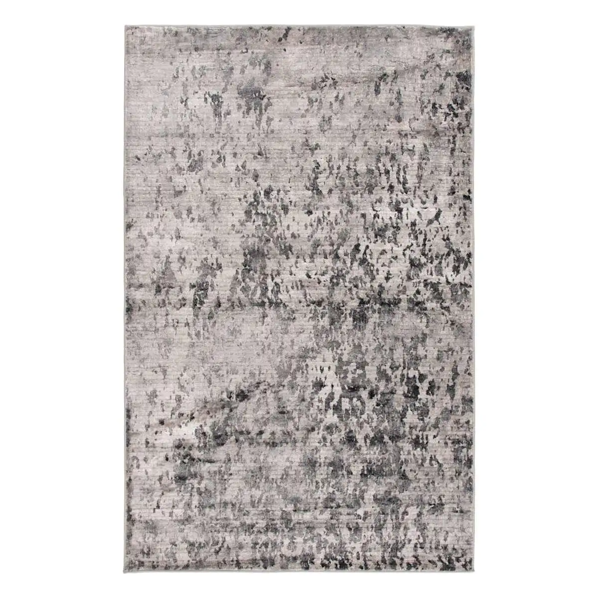 Crosby St. Adore Black/Grey Abstract Area Rug - 5x7