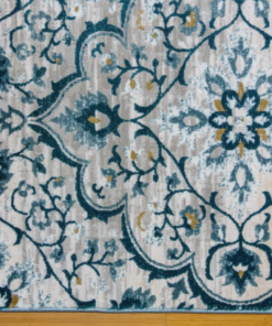Alternative view of Bazaar Quattro Blue Medallion Area Rug - 8x10