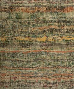 Brentwood 561Q area rug full view with modern linear pattern