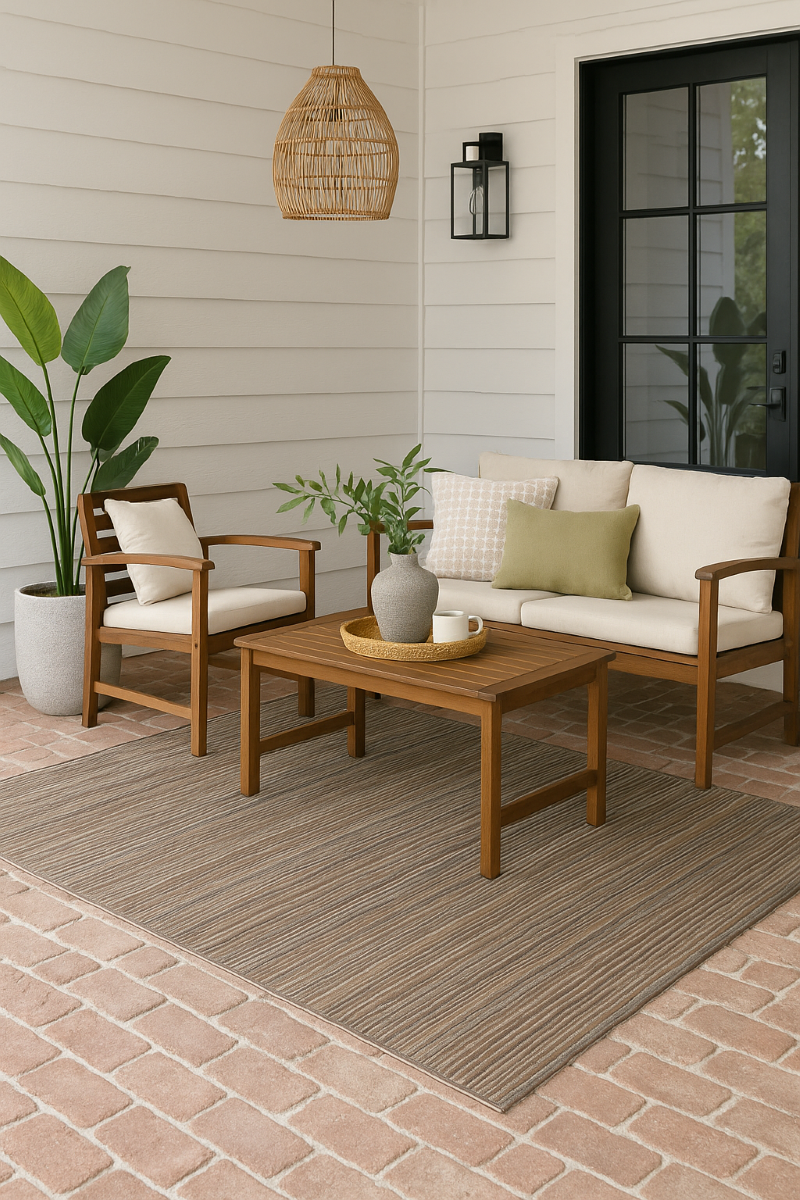 Brighton 98122 Area Rug - 5.3x7.6 (ft) Indoor/Outdoor - Image 2
