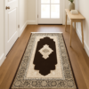 Classic Brown Medallion Runner Rug - 2.6x5 (ft) - Image 4