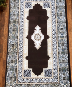 Alternative view of Classic Brown Medallion Runner Rug - 2.6x5 (ft)