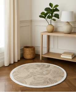 Alternative view of Concentric Round Rug - 3.2x3.2 (ft)