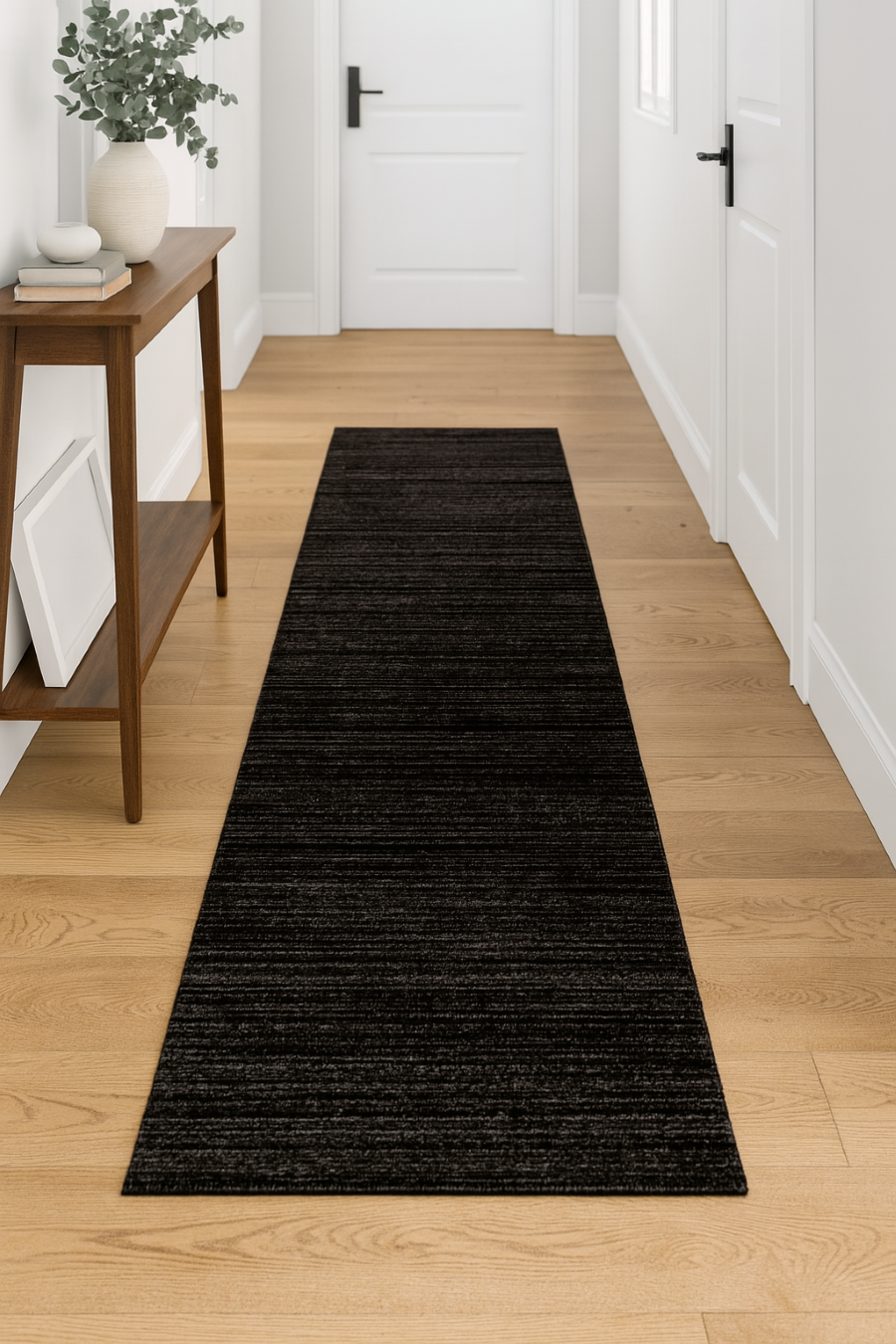 Contemporary Solid | Transitional | Modern Runner Rug - 2.7x9 ft