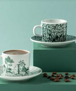 Alternative view of Dear Porcelain Turkish Coffee Set for 2
