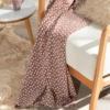 Dots Polar TV Blanket/Throw - Rose, 47 X 67 in - Image 2