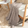 Dots Polar TV Blanket/Throw - Stone, 47 X 67 in - Image 2