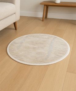 Alternative view of Driftwood Texture Round Rug - 3.2x3.2 (ft)