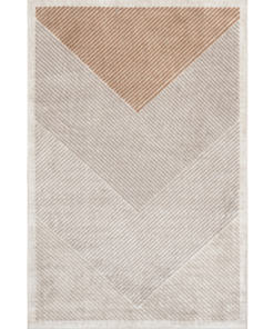 Charline 9x12 ft Beige Modern Mountain Area Rug
