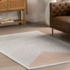 Charline 5x8 ft Beige Modern Mountain Area Rug - Image 2