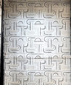 Abstract Archway Pattern Area Rug - 6.5x9.8 (ft)