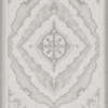 Silver Medallion Runner Rug - 2.6x8 (ft)