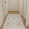 Silver Medallion Runner Rug - 2.6x8 (ft) - Image 2