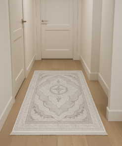Alternative view of Silver Medallion Runner Rug - 2.6x4 (ft)