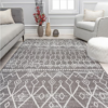 Knox Inky Charcoal Tribal Area rug - 5 x 7 (ft) - Image 3