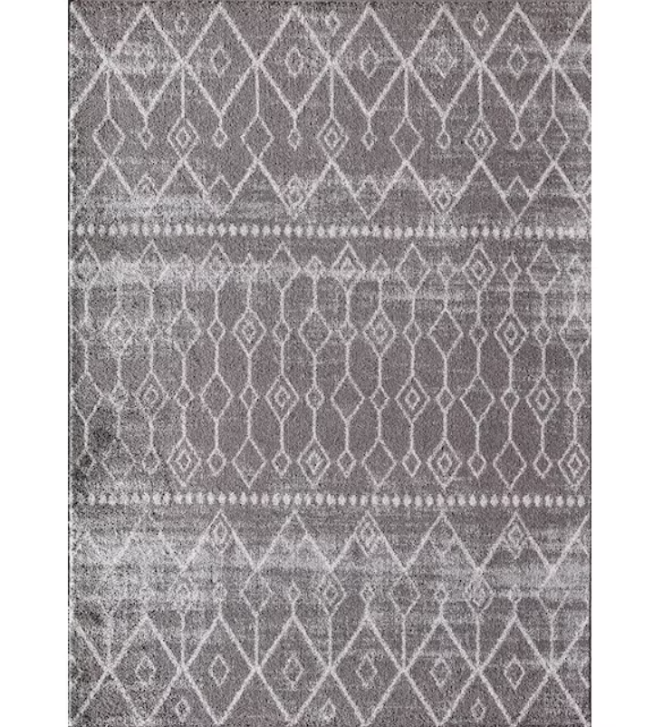 Knox Inky Charcoal Tribal Area rug - 5 x 7 (ft)