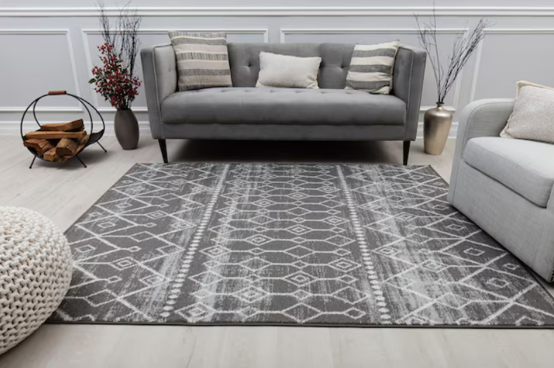 Knox Inky Charcoal Tribal Area rug - 5 x 7 (ft) - Image 2