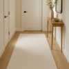 Ivory Chevron Runner Rug - 3.2x6.5 (ft) - Image 2