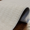 Ivory Chevron Runner Rug - 3.2x6.5 (ft) - Image 3