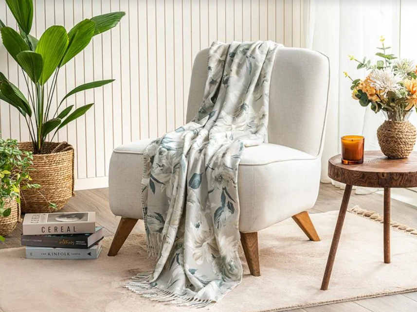 Lerna Printed Throw - 51 X 67 in