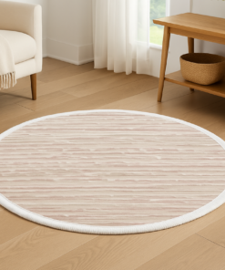 Alternative view of Linescape Round Rug - 3.2x3.2 (ft)