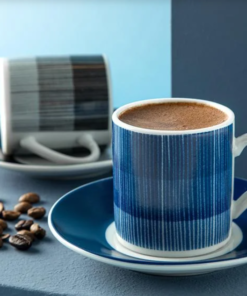 Alternative view of Liniya Porcelain Turkish Coffee Set for 2