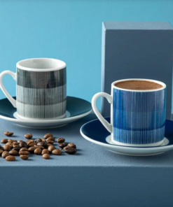 Liniya Porcelain Turkish Coffee Set for 2