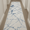 Blue Marble Runner Rug - 2.6x8 (ft) - Image 2