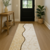 Marble Flow Designer Runner Rug - 3.2x6.5 (ft) - Image 2