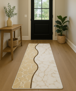 Alternative view of Marble Flow Designer Runner Rug - 3.2x6.5 (ft)
