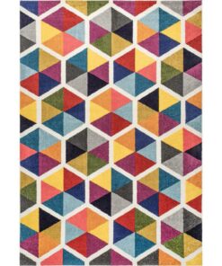 Maris Triangles Multi 3 ft. x 5 ft. Indoor Area Rug