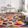 Maris Triangles Multi 10 ft. x 14 ft. Indoor Area Rug - Image 4